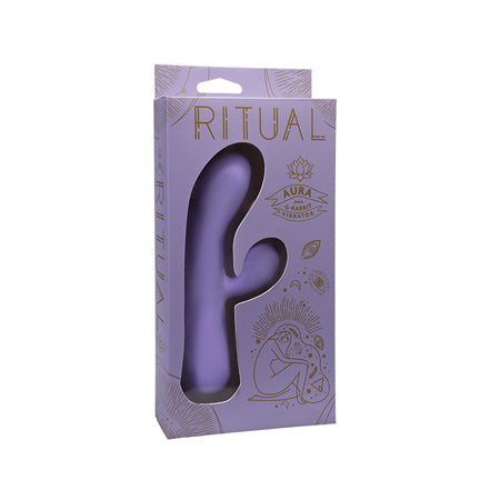 RITUAL Aura Rechargeable Silicone Rabbit Vibe - Lilac