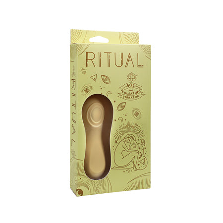 RITUAL Sol Rechargeable Silicone Pulsating Vibe - Yellow