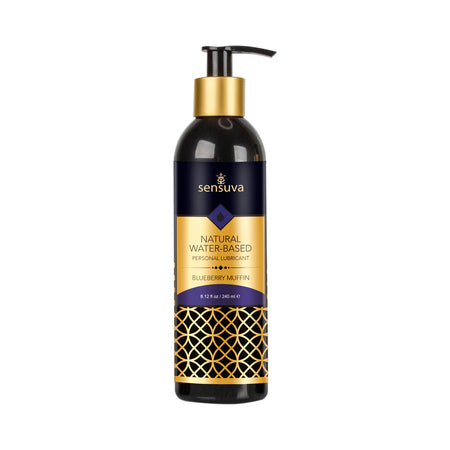 Sensuva Natural Water Based Personal Moisturizer - 8.12 oz Blueberry Muffin