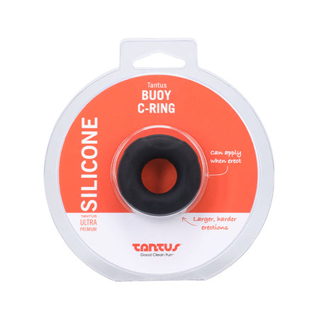 Tantus Buoy C Ring - Small Onyx