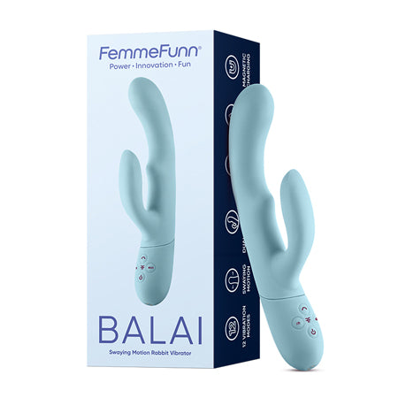 Femme Funn Balai Side to Side Swaying Rabbit - Light Blue