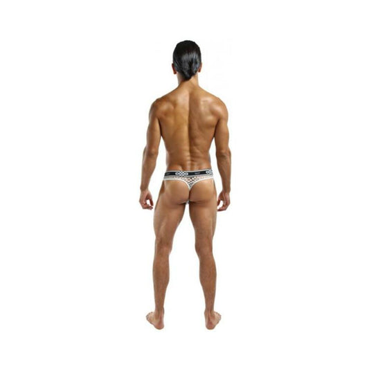 Peep Show Lo Rise Thong White Small/Medium