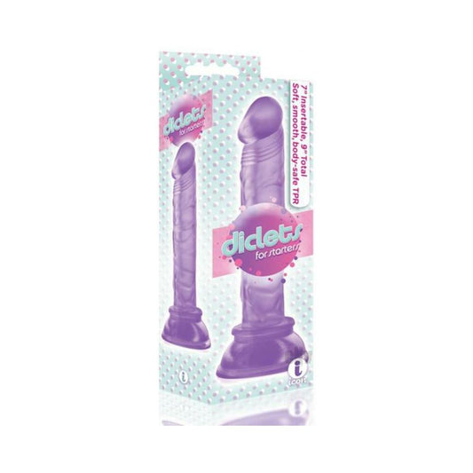 The 9's Diclets 8" Jelly Tpr Dong Purple