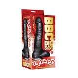 Big Black Cock Twisted Curvy 11 inches Dildo