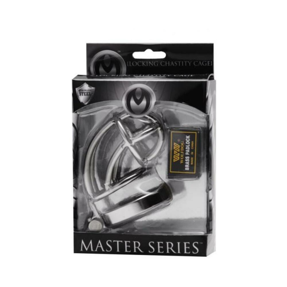 Captus Stainless Steel Locking Chastity Cage