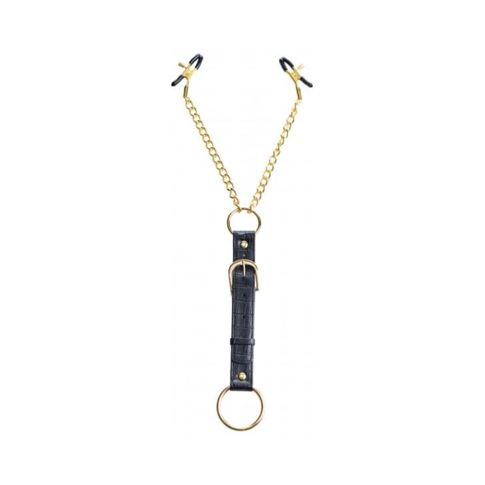Penitentiary Nipple Clamps And Cock Ring Set