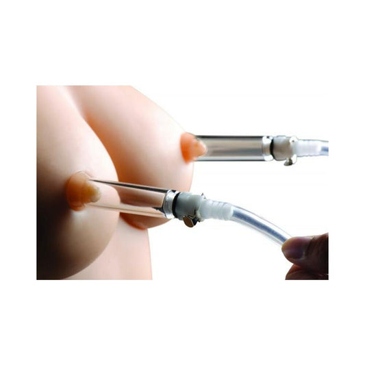 Size Matters Nipple Pumping System With Dual Acrylic Cylinders