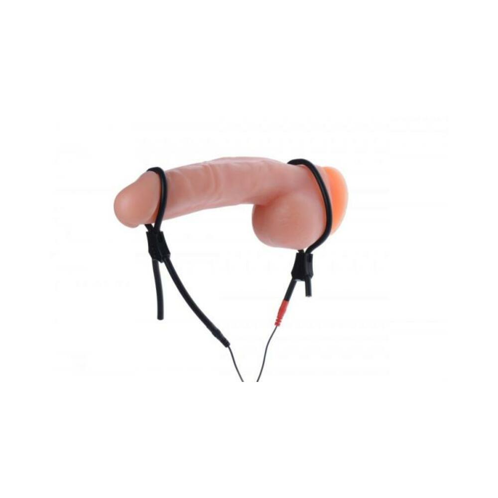 Vigor II C@ck And Ball Ties And Frenum Electro Stimulator