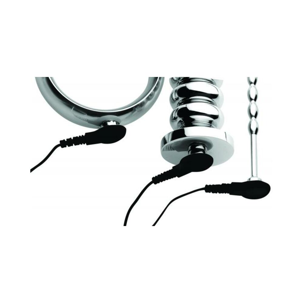 Zeus Deluxe Voltaic For Him Stainless Steel Male E-Stim Kit