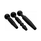 Dark Rods 3-pc Penis Plug Set Silicone