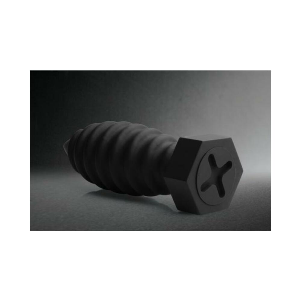Tom Of Finland Screw U Anal Plug Black