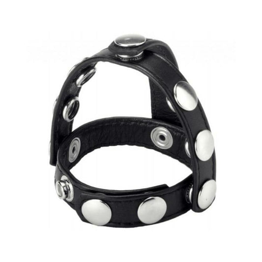 Strict Snap On Cock And Ball Harness Black