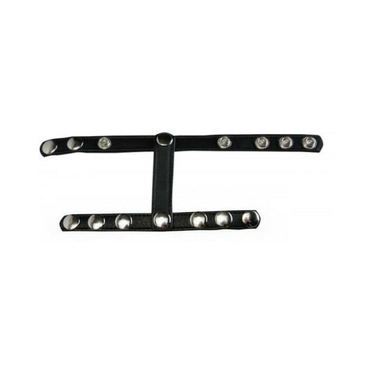 Strict Snap On Cock And Ball Harness Black