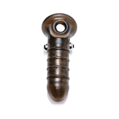 Vibrating Girth Enhancing Sheath Black
