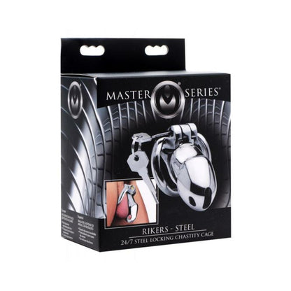 Rikers 24-7 Stainless Steel Locking Chastity Cage