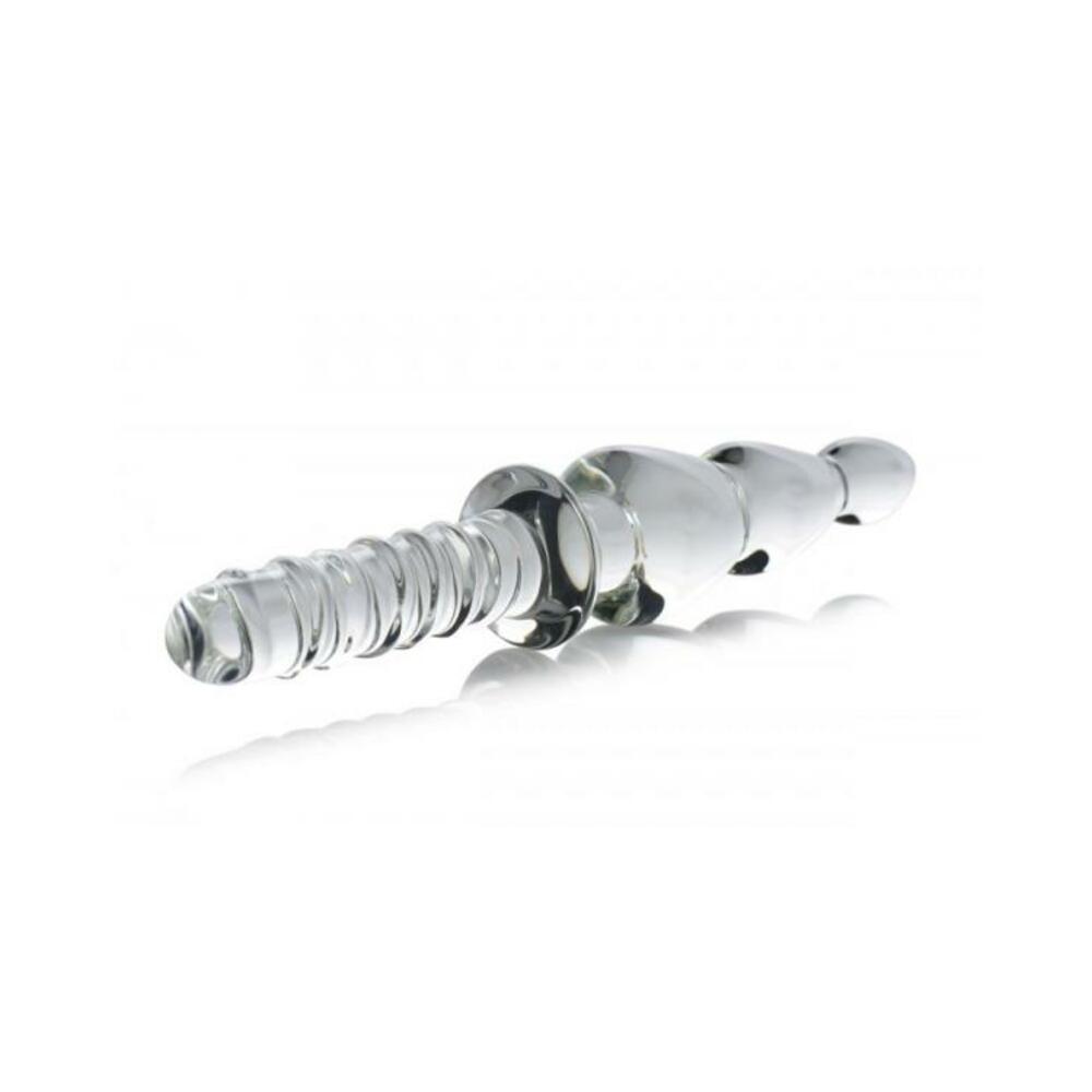 Saber Anal Links Glass Thruster Clear