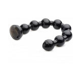 Hosed 19 Inches Beaded Thick Anal Snake Black