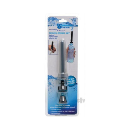 CLEANSTREAM TRAVEL ENEMA SET 5 PC WATER BOTTLE ADAPTER KIT