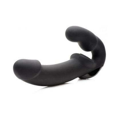 Urge Silicone Strapless Strap On With Remote Black