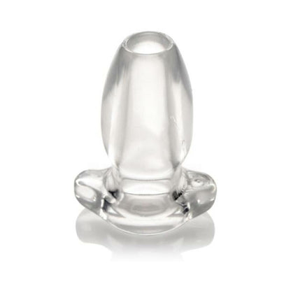 Peephole Clear Hollow Anal Plug Small