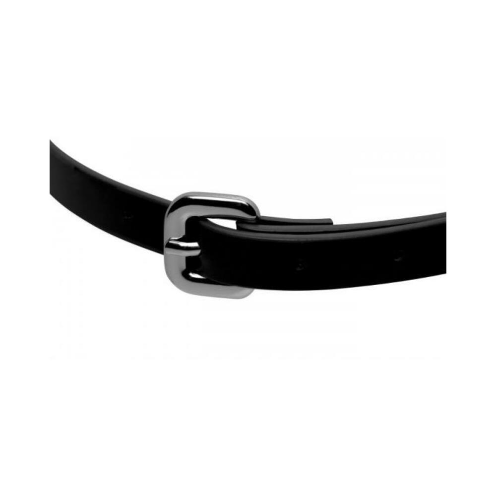 Bad Kitten Leather Cat Mask Black O/S