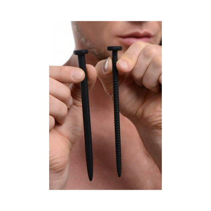 Hardware Nail & Screw Silicone Urethral Sounds Black