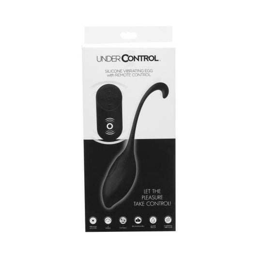 Under Control Silicone Vibrating Egg With Remote Control