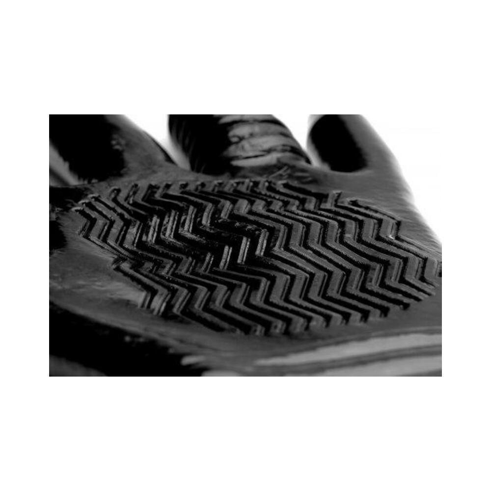 Pleasure Fister Extra Long Textured Fisting Glove Black