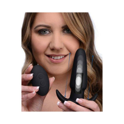Kinetic Thumping 7X Medium Anal Plug Black Thump It!