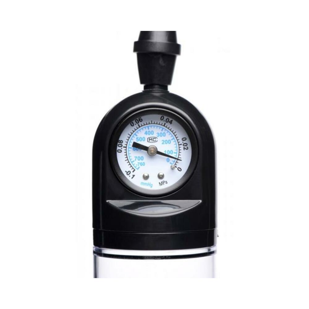 Trigger Penis Pump With Built In Pressure Gauge