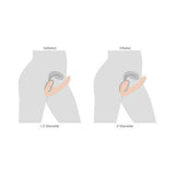 10X Evoke Ergo Fit Inflatable & Vibrating Strapless Strap-On Beige