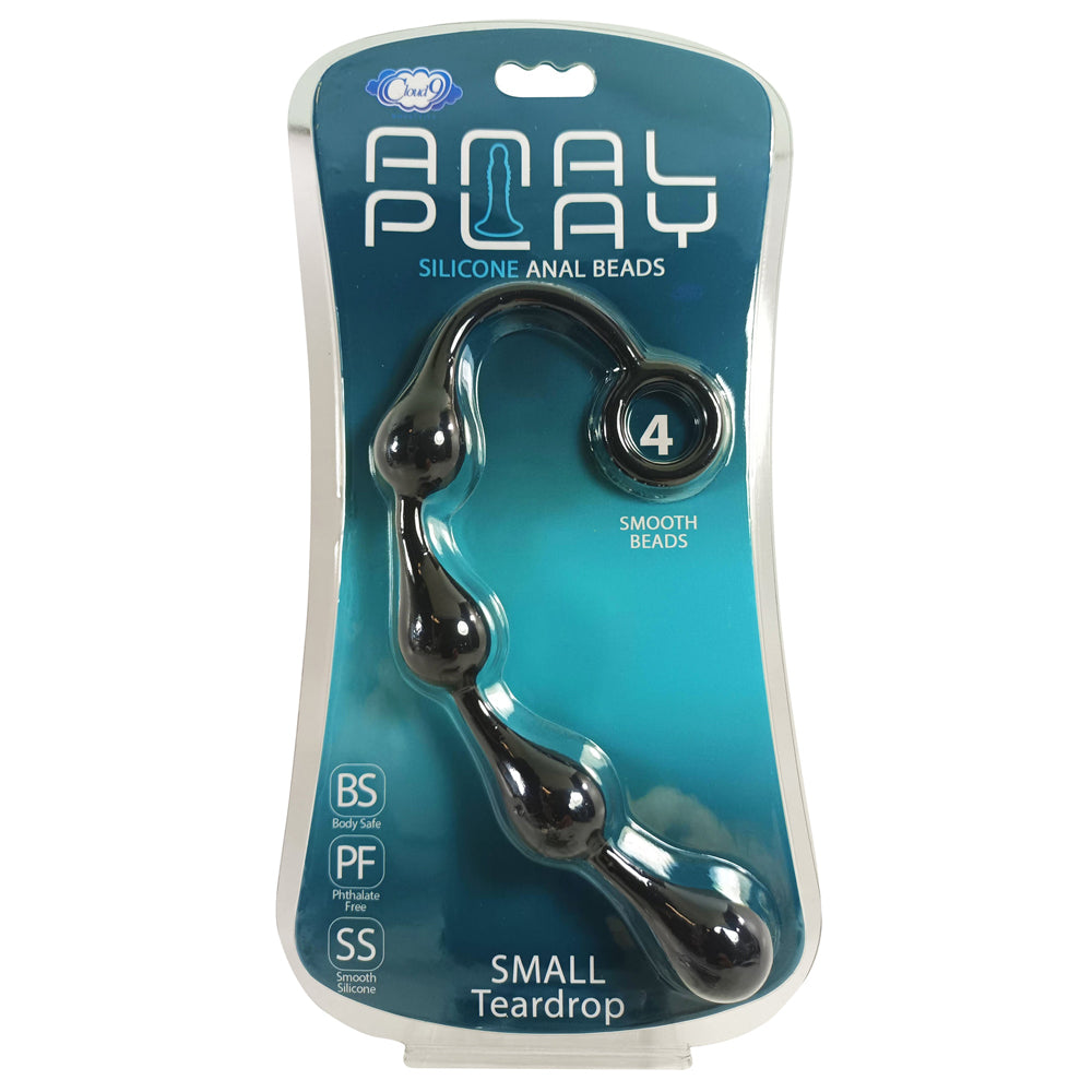 Cloud 9 Silicone Anal Teardrop Small Black