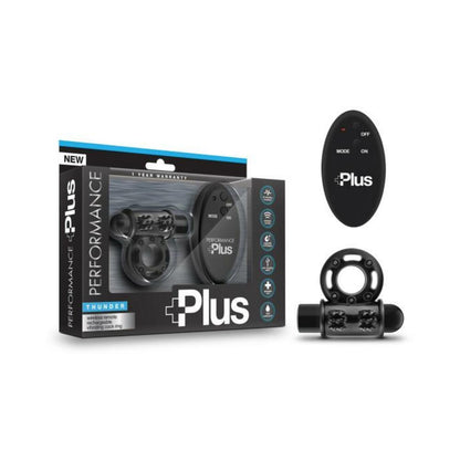Performance Plus Thunder Vibrating Cock Ring Black