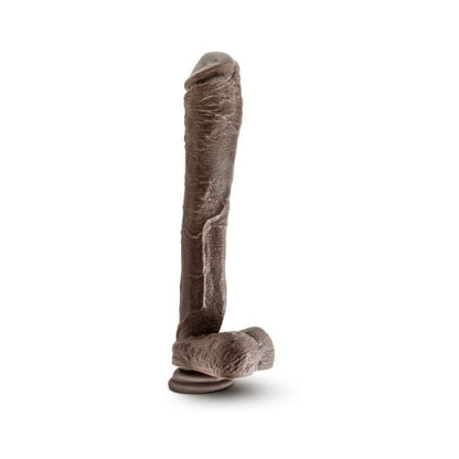 Dr. Skin Mr. Ed 13 Inch Dildo With Suction Cup - Chocolate