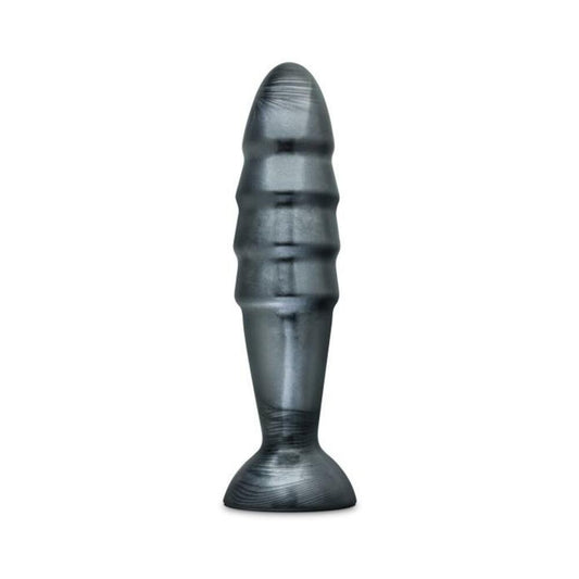 Jet Destructor Carbon Metallic Black Butt Plug