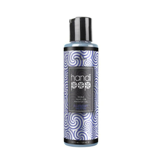 Handipop Edible Handjob Massage Gel Blueberry Muffin 4.2 Oz