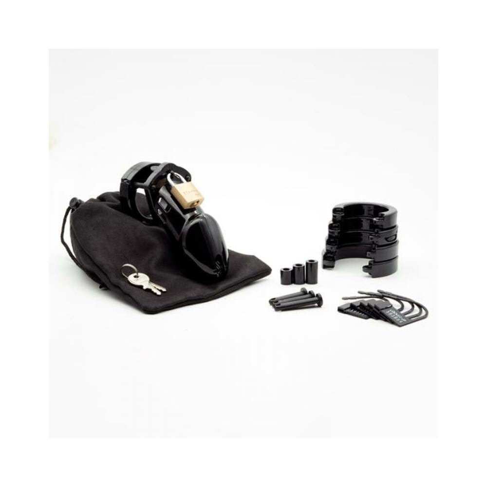 Cb-6000 Black 3.25 In Chastity Cage W/ Complete Kit