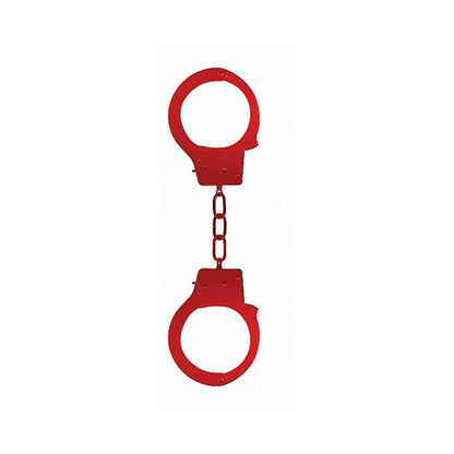Ouch Beginners Handcuffs Metal Red