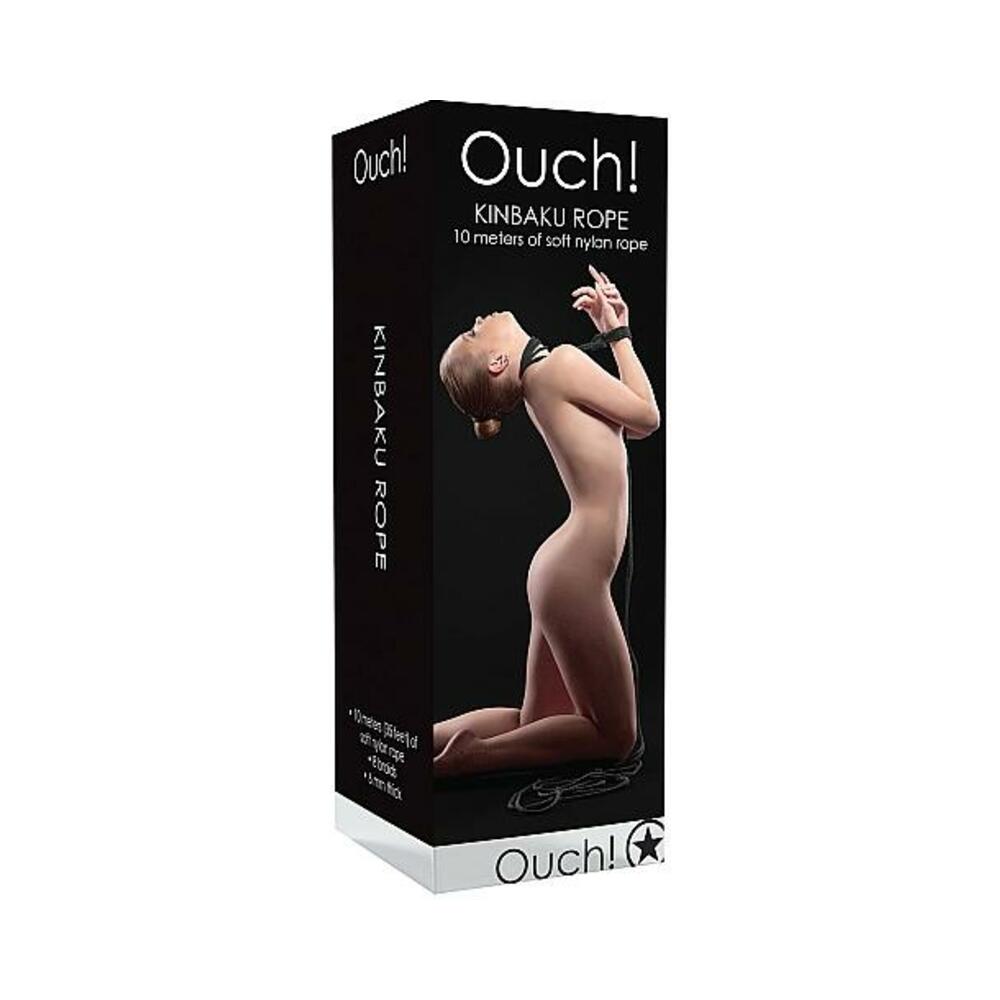 Ouch Kinbaku Rope 35ft Black