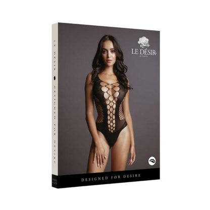 Shots Le Desir Contrast Fence Net Teddy Os Black