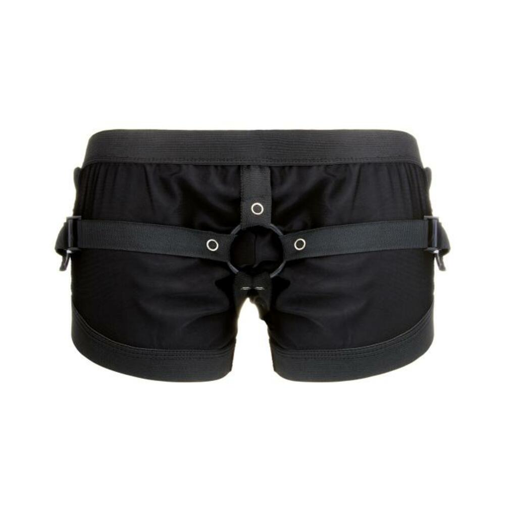 Realrock Boxer with Harness Black O/S