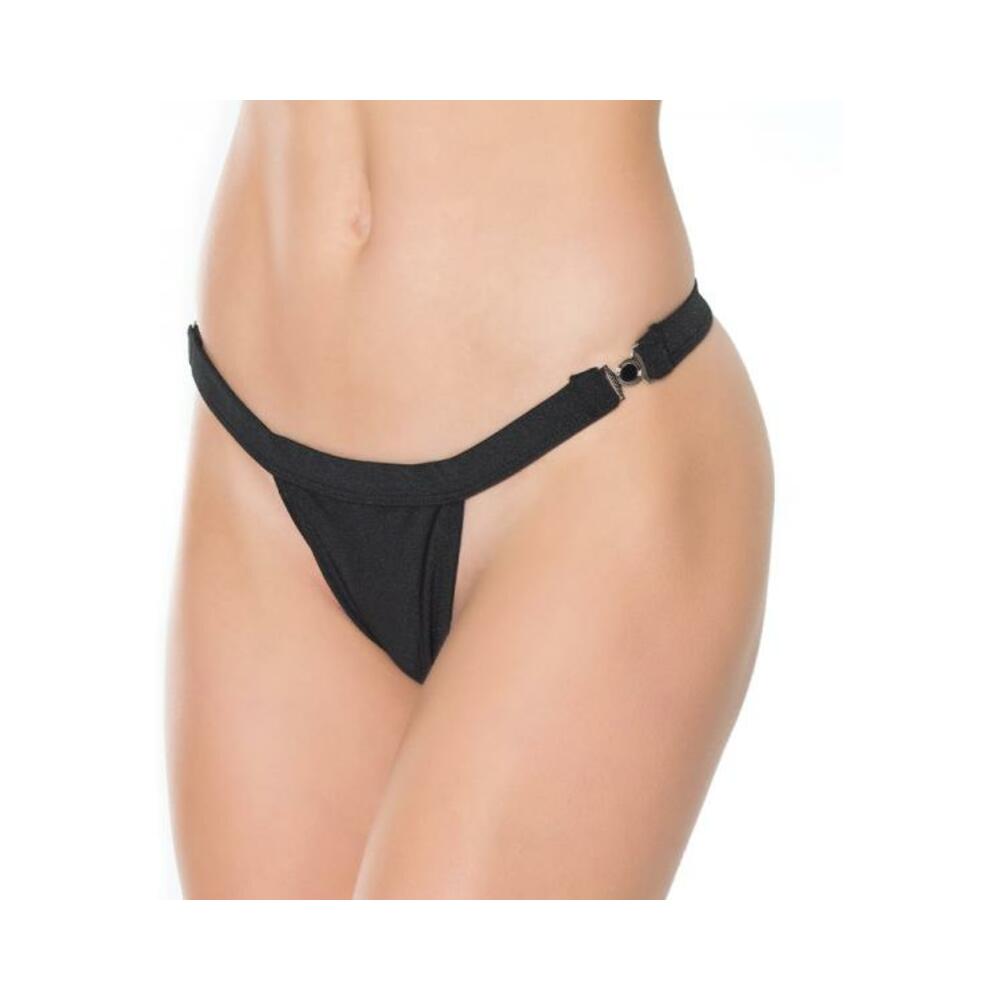 Quick-release Thong Black Os Hanging