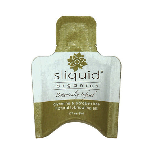 Sliquid organics silk lubricant - .17 oz pillow