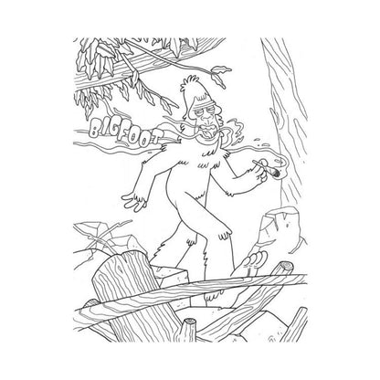 Who Smokes Weed? Coloring Book