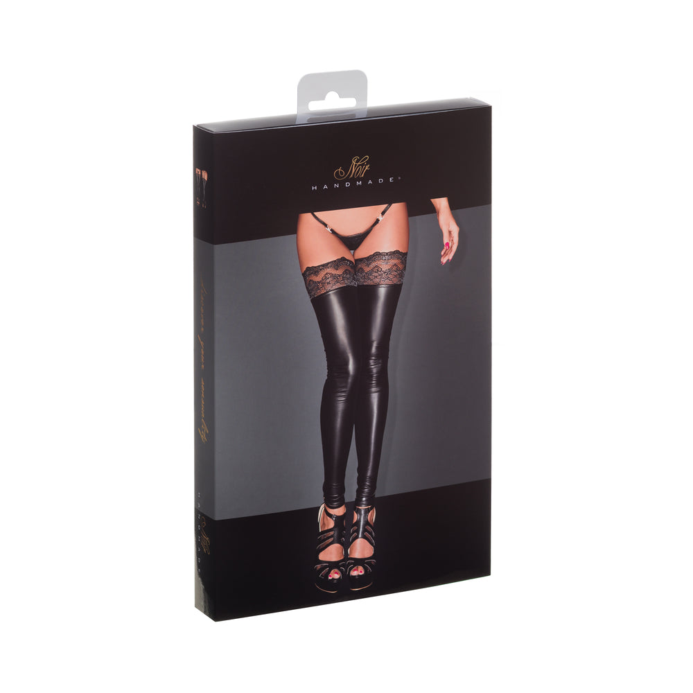 Noir Powerwetlook Stocking Large