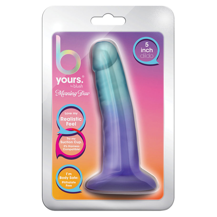 B Yours Morning Dew Dildo-Sapphire 5'