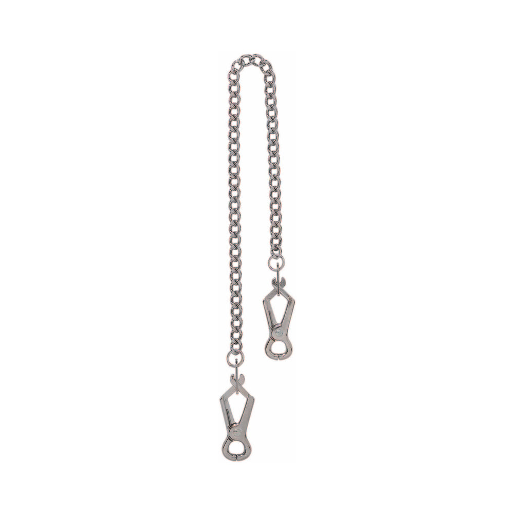 Spartacus Endurance Nipple Clamps Light Point Clamps With Curbed Chain
