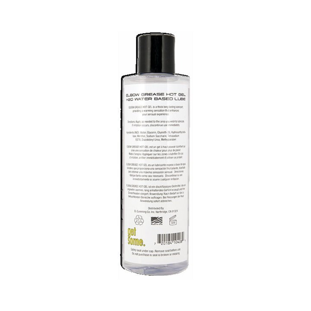 Elbow Grease H2O Hot Gel - 8.5 Oz.