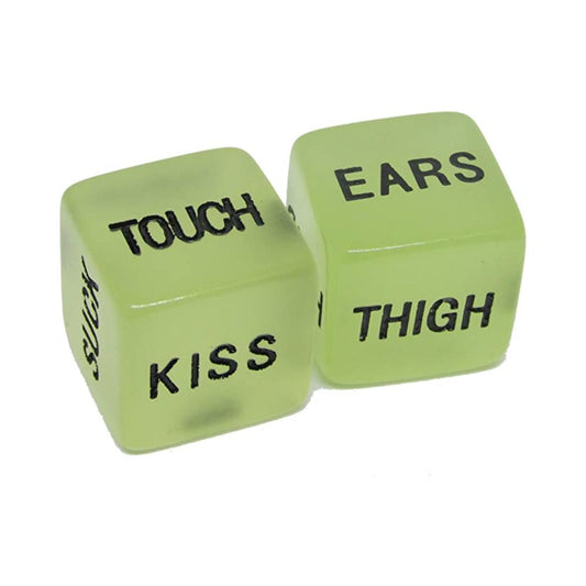 Glow In The Dark Erotic Dice Spanish Version