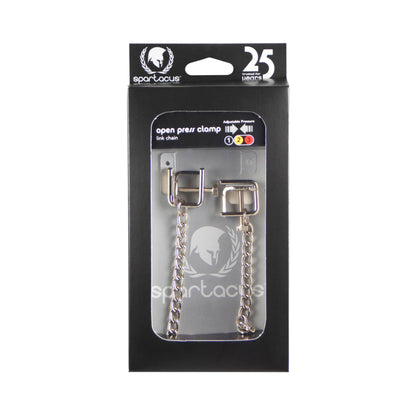 Spartacus Adjustable Nipple Clamps With Curbed Chain